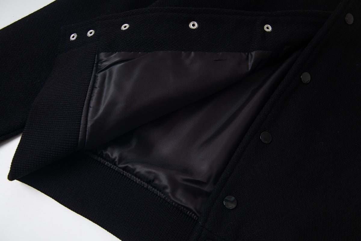 Teddy Bomber Black & White