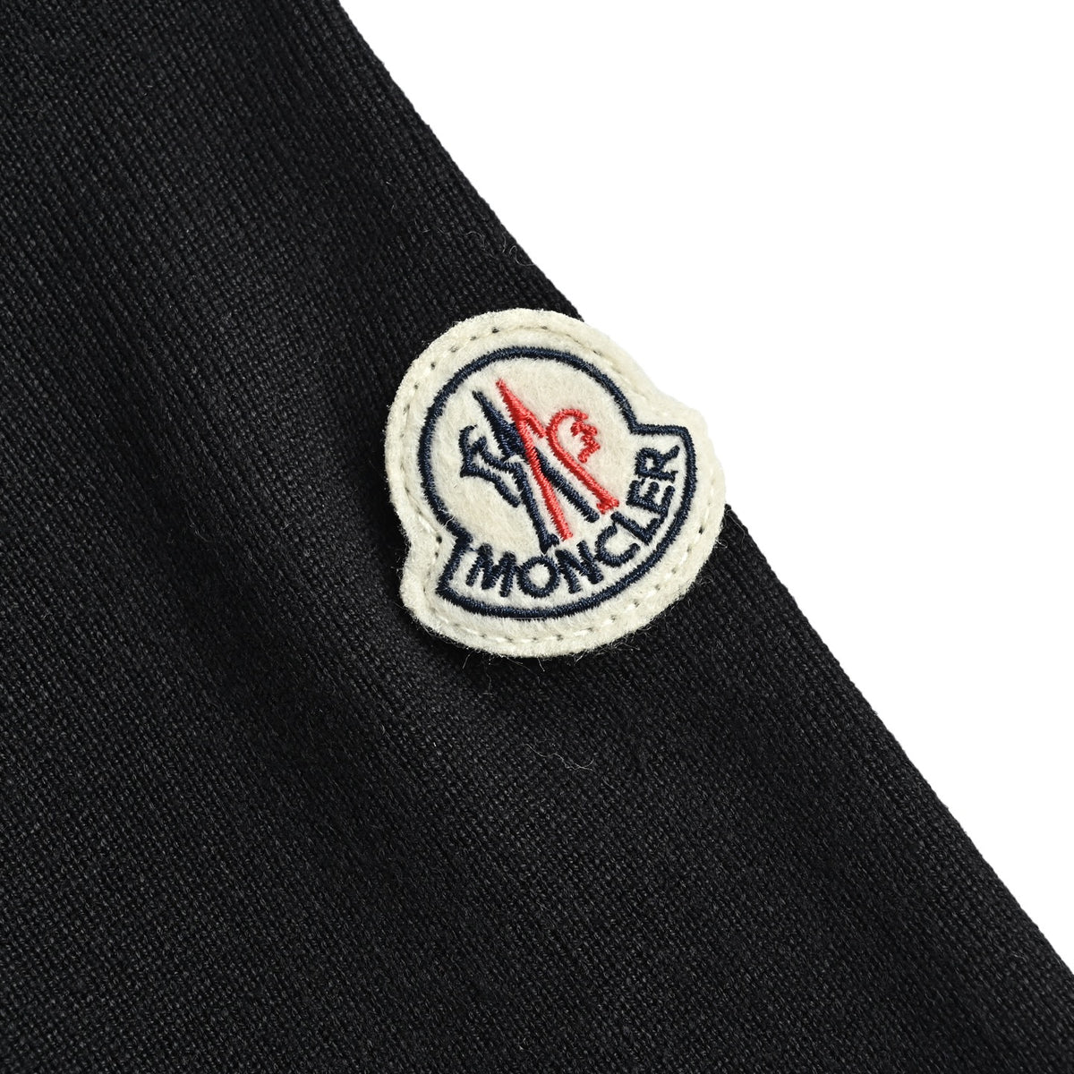 Padded Wool Zip-Up Black