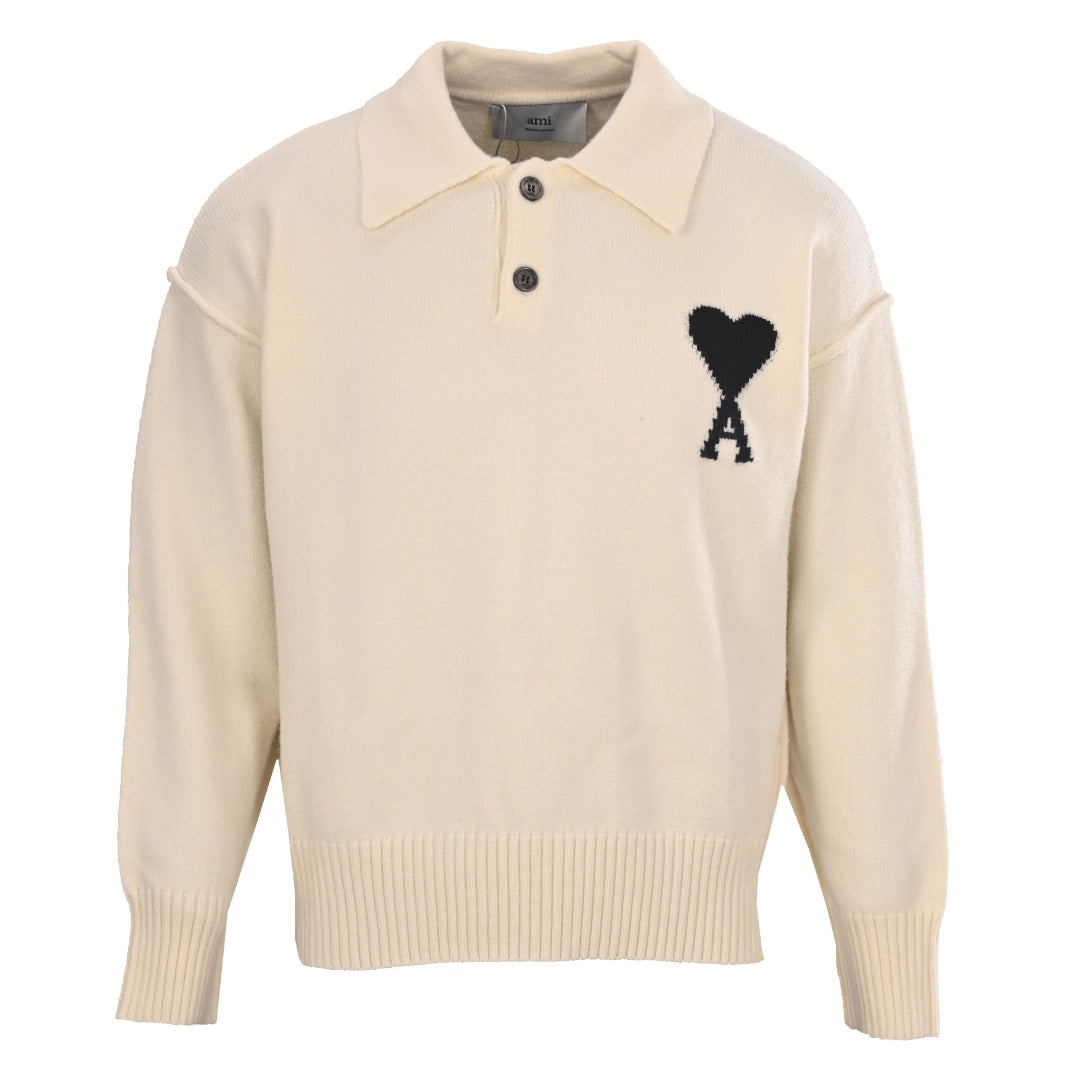 Ami de Coeur Wool Off-White & Black