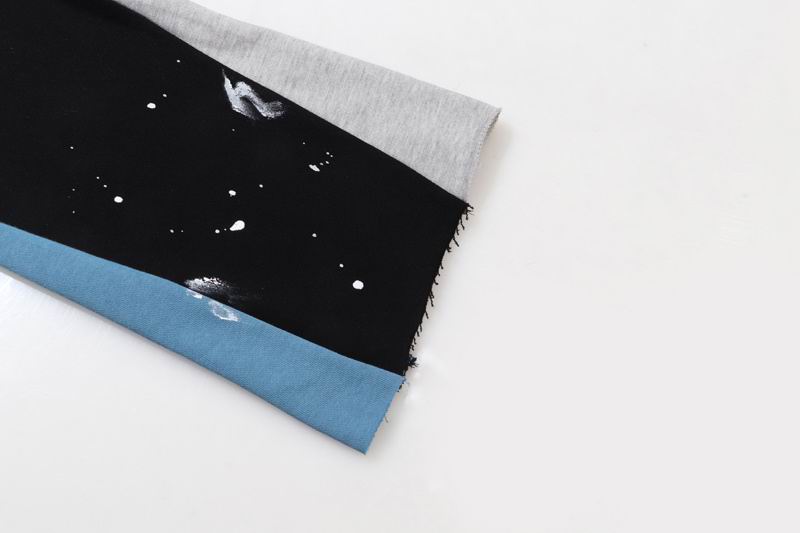 Painted Flare Sweatpants Black