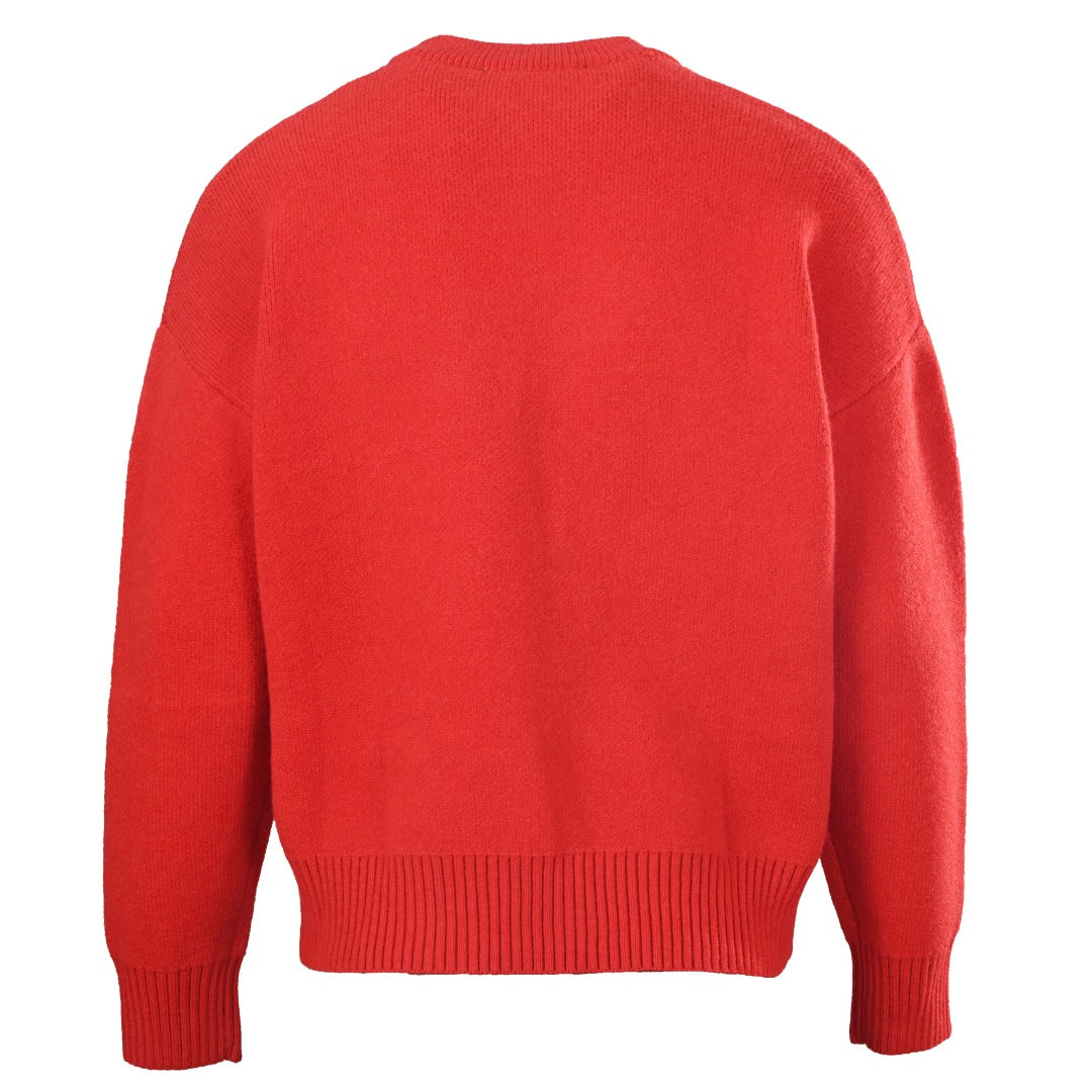 Ami de Coeur Holiday Intarsia Red