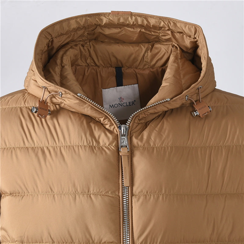 Vermeille Hooded Short Down Beige