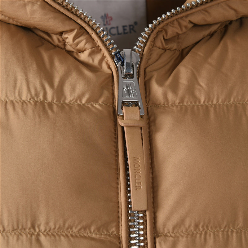 Vermeille Hooded Short Down Beige