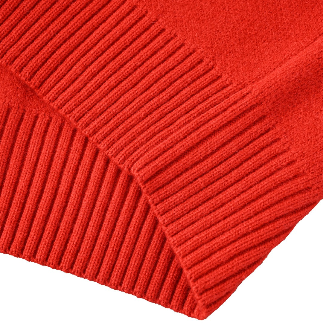 Ami de Coeur Holiday Intarsia Red