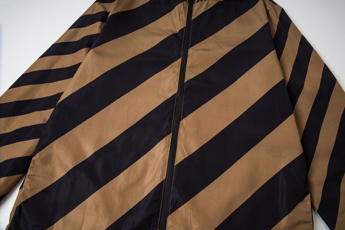 Reversible FF Monogram Windbreaker Brown / Black