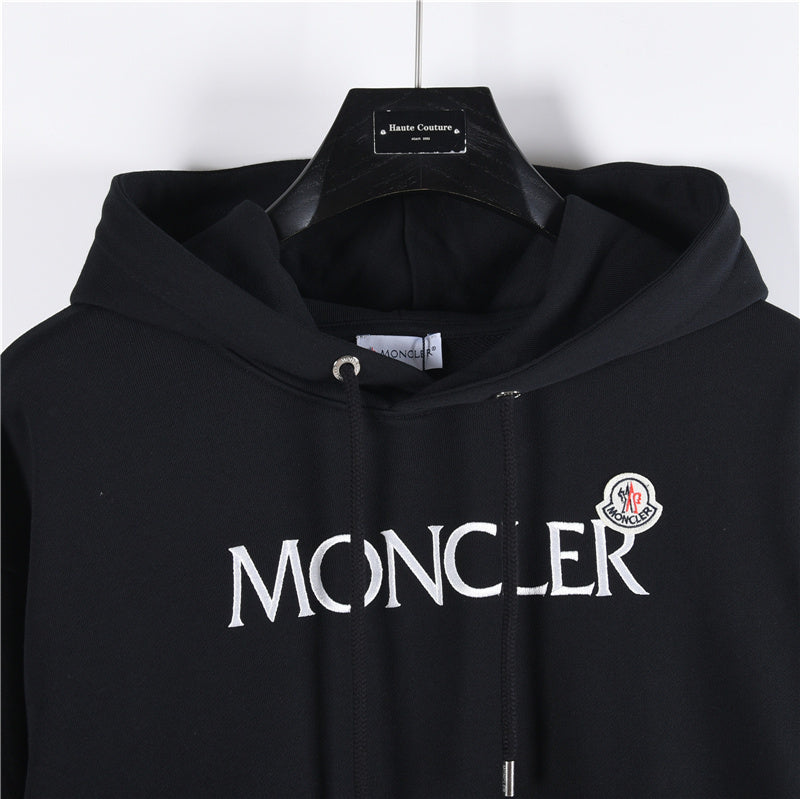 Logo Cotton Sweatshirt Black