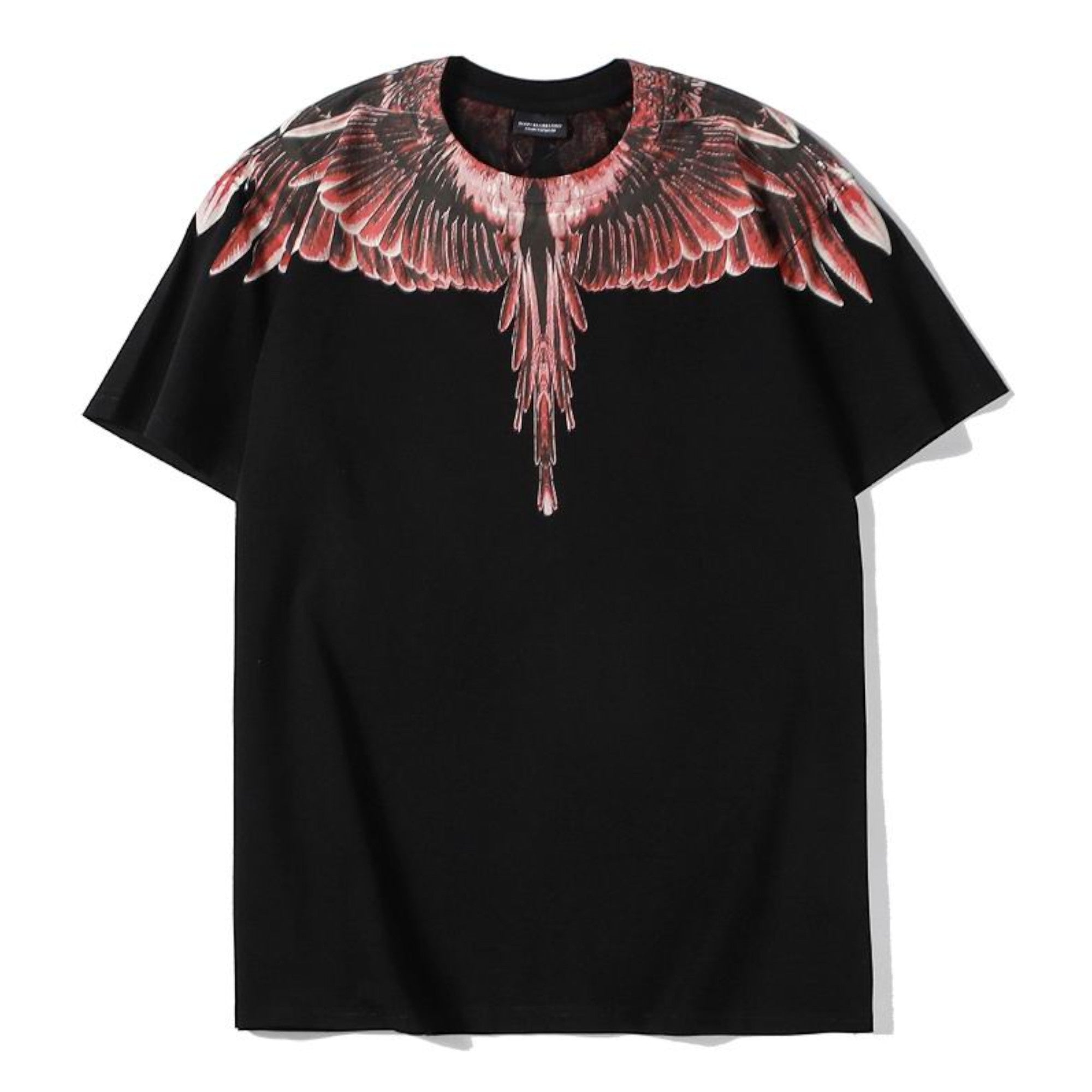 Ghost Wings Red Graphic Black