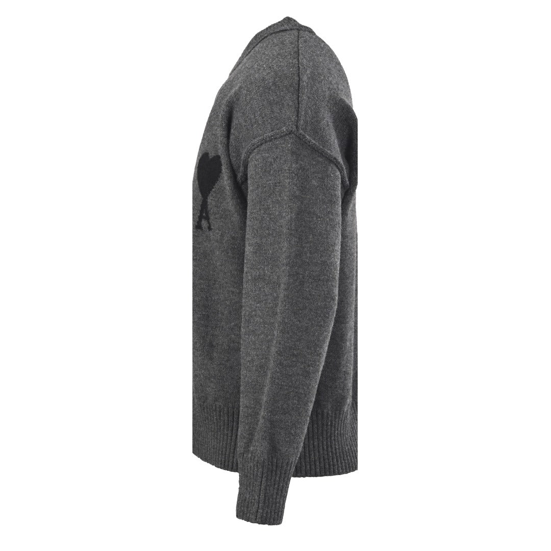 Ami de Coeur Intarsia Heather Grey