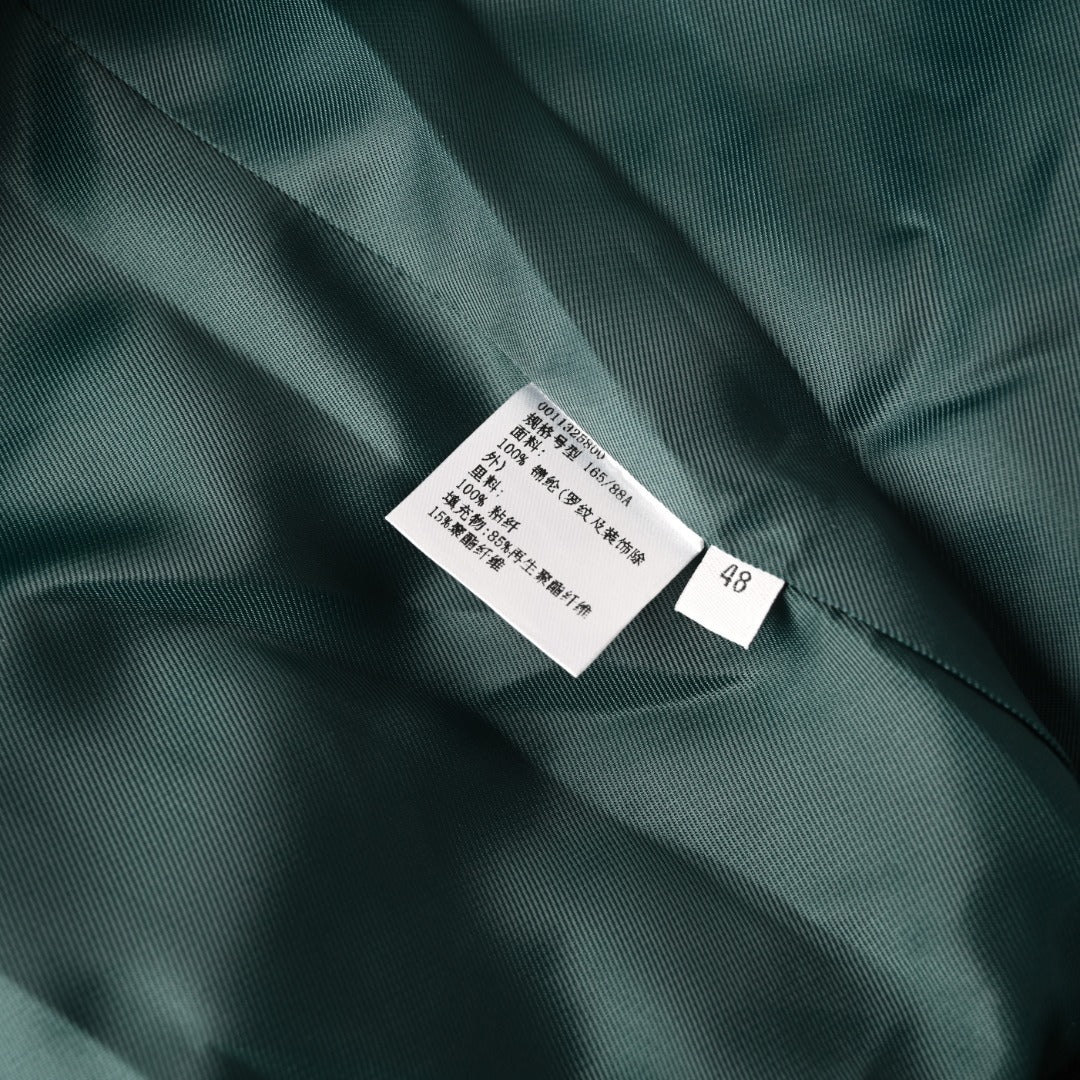 Padded Hook-Fastening Bomber Black