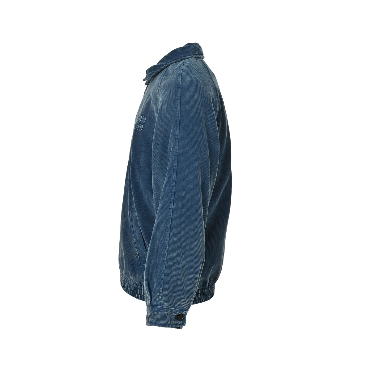 Washed Corduroy Azzurro