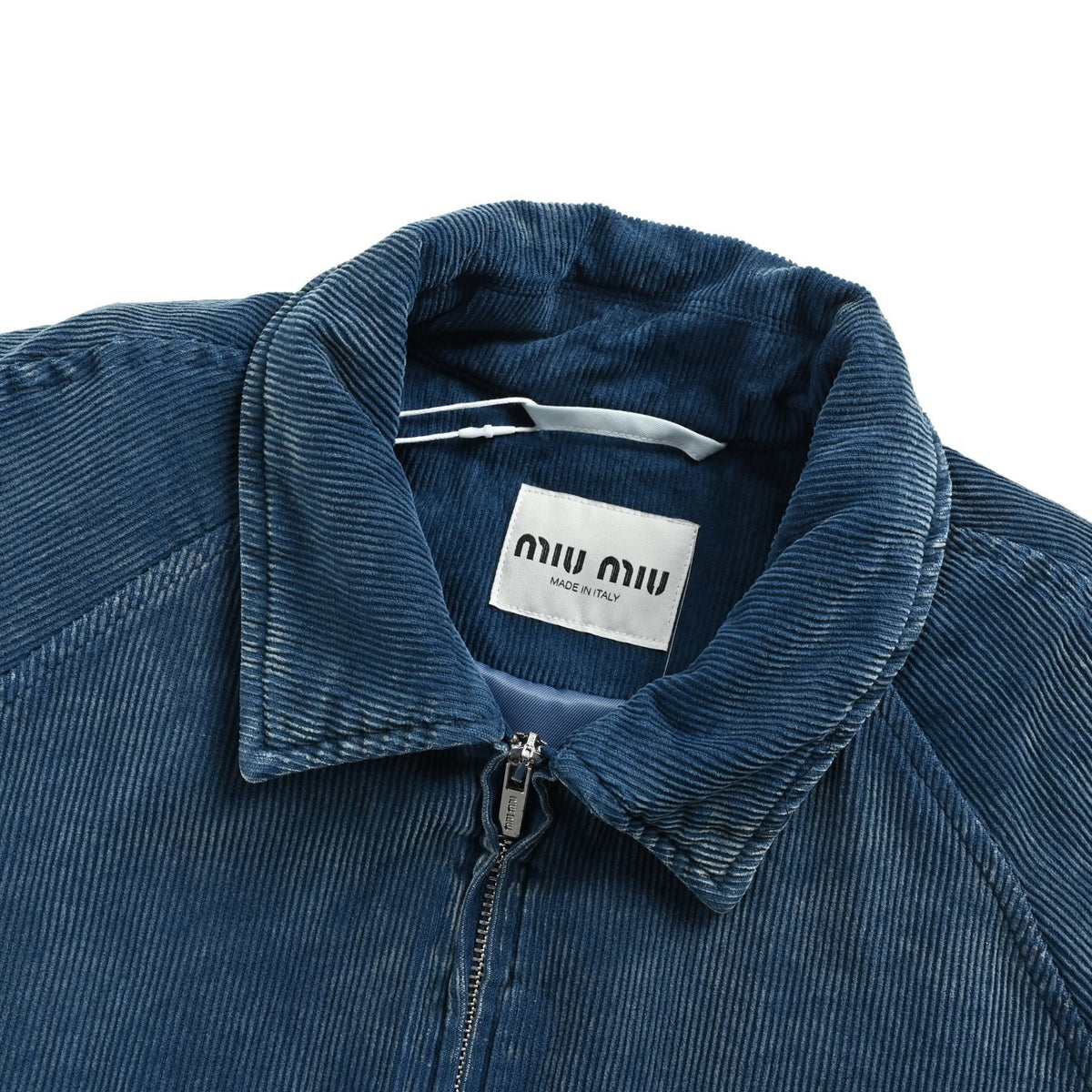 Washed Corduroy Azzurro