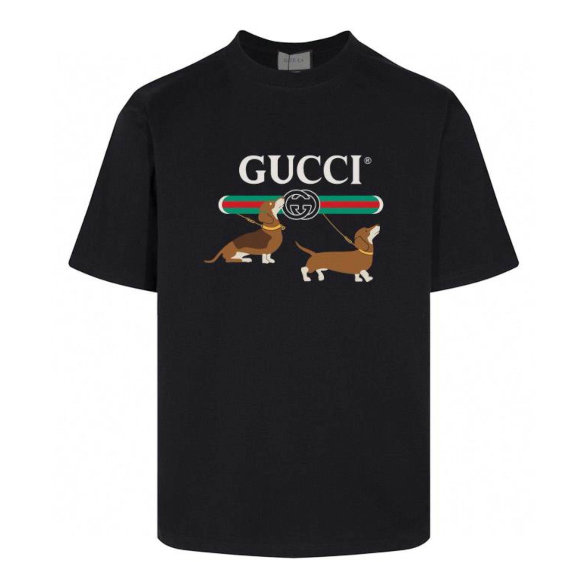 Dachshund Stripe Graphic Black
