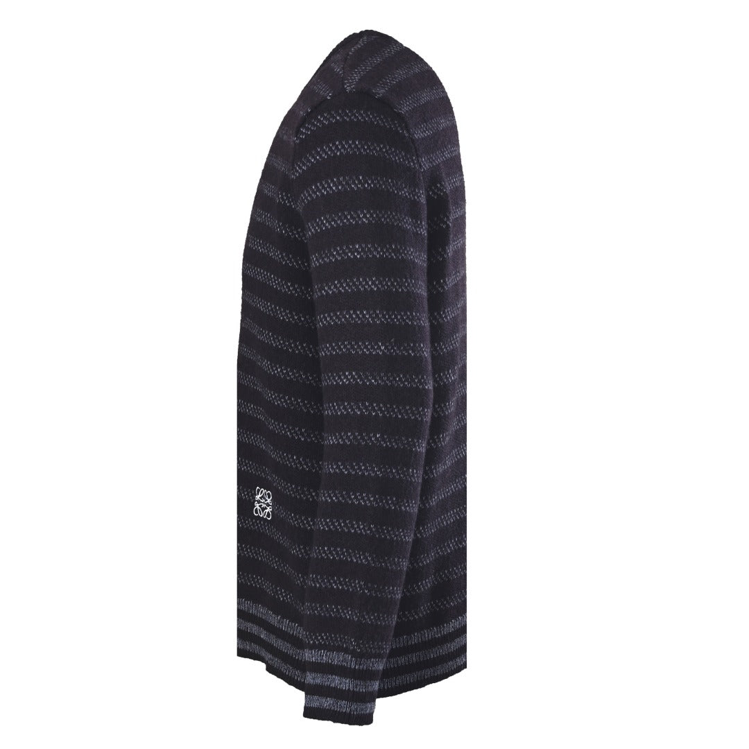 Anagram Striped Dark Navy Blue