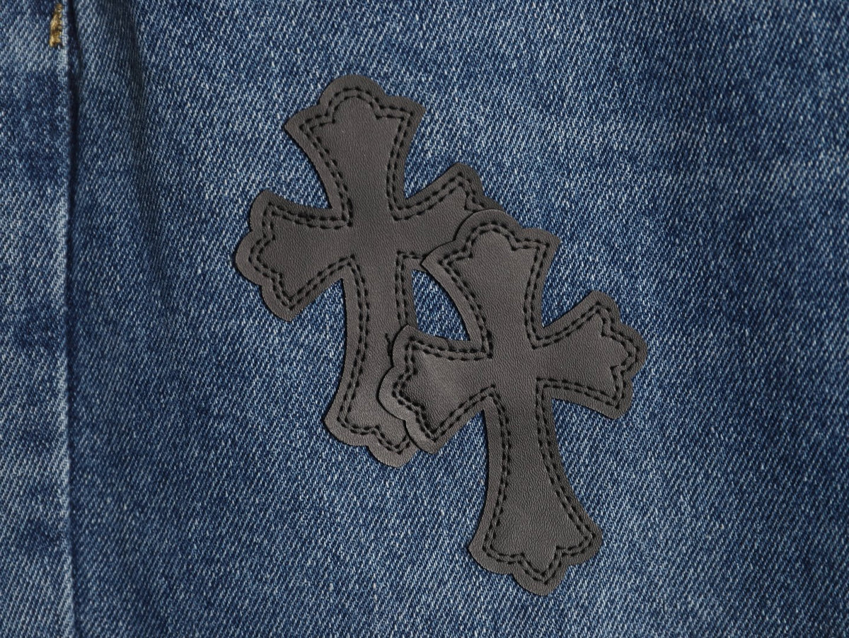 Turbo Diesel Cross Patch Jeans Blue Wash