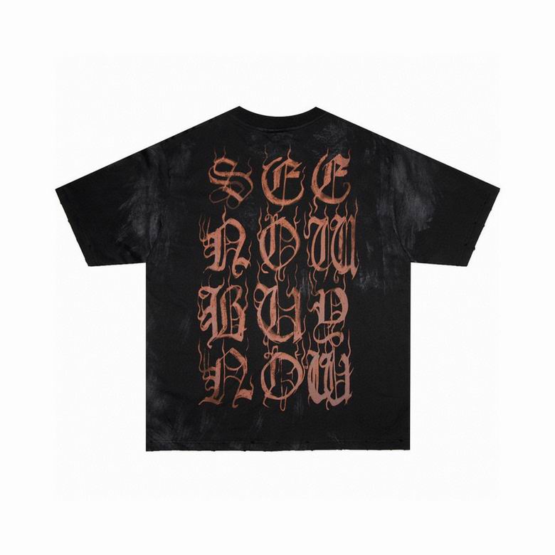 Heavy Metal T-Shirt Stained Black