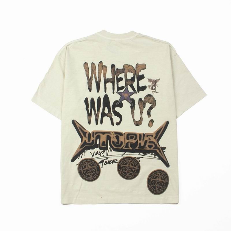 Wolf Heads Graphic T-Shirt White