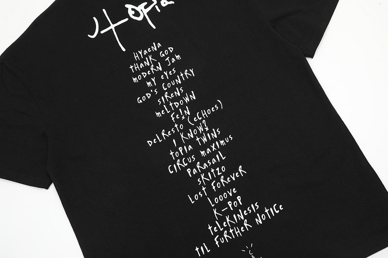 Utopia Graphic T-Shirt Black