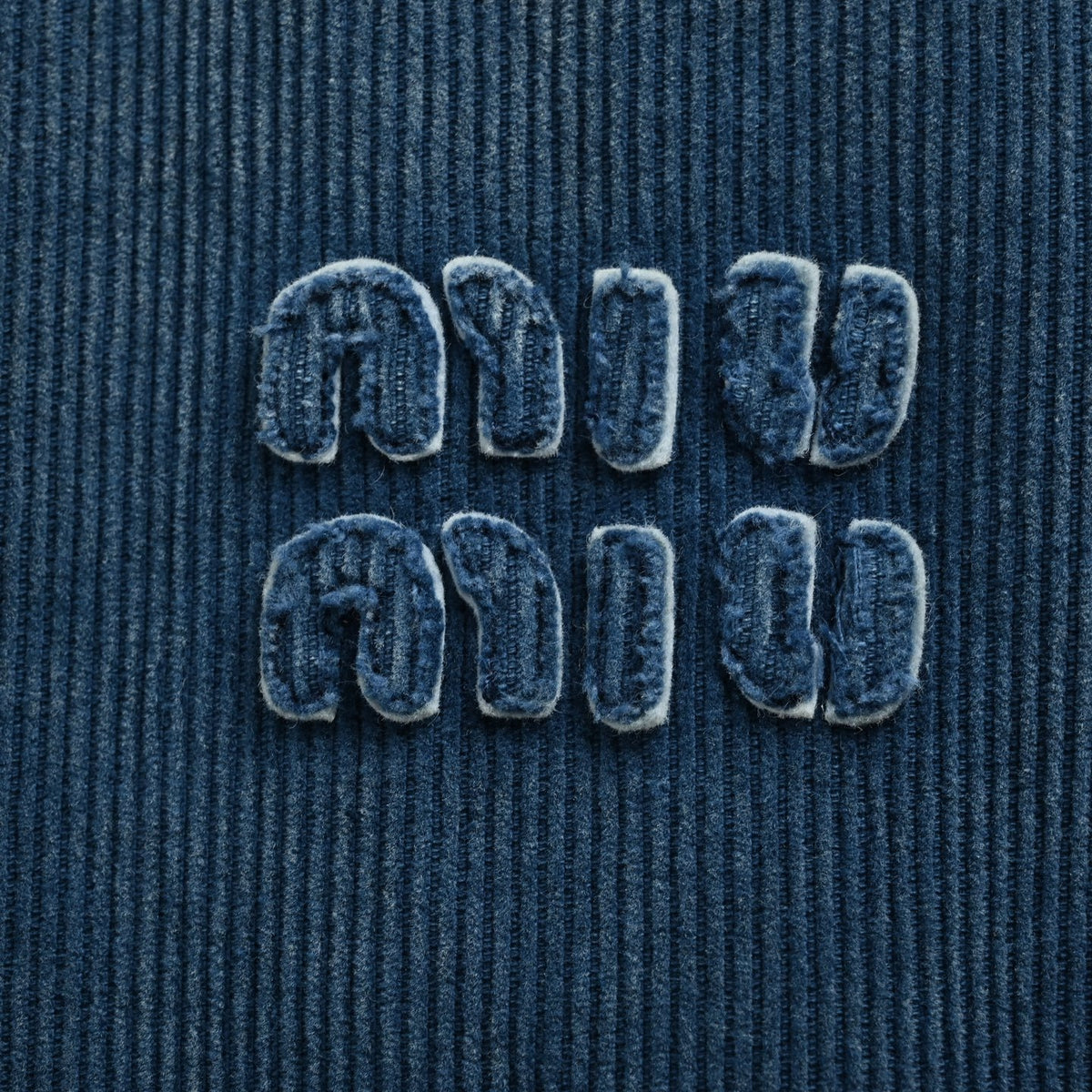 Washed Corduroy Azzurro