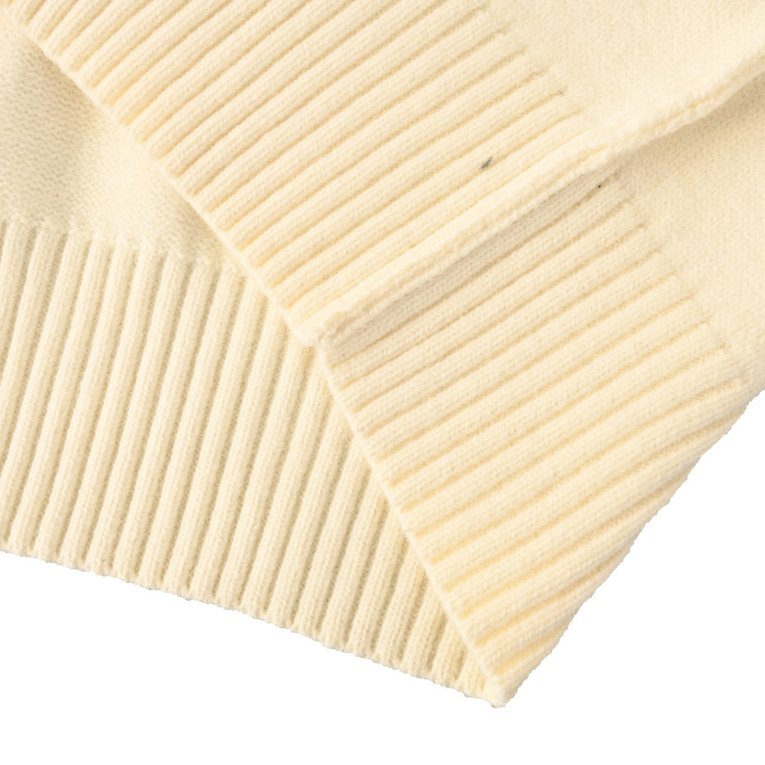 Ami de Coeur Intarsia Off-White
