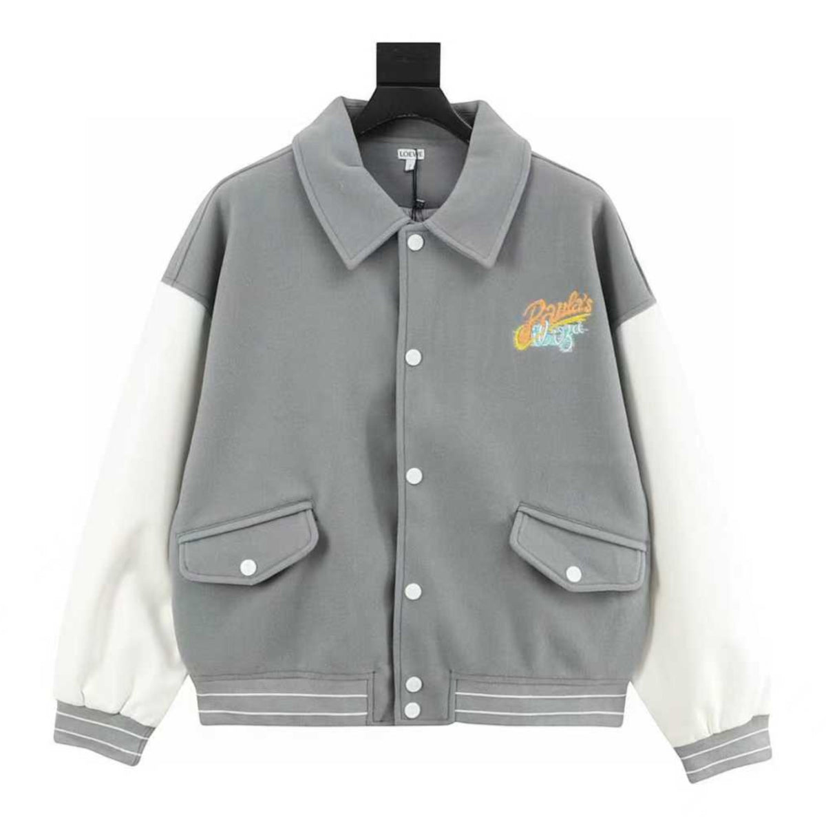 Collegiate Varsity Light Grey White