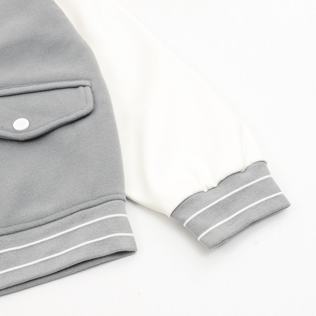 Collegiate Varsity Light Grey White