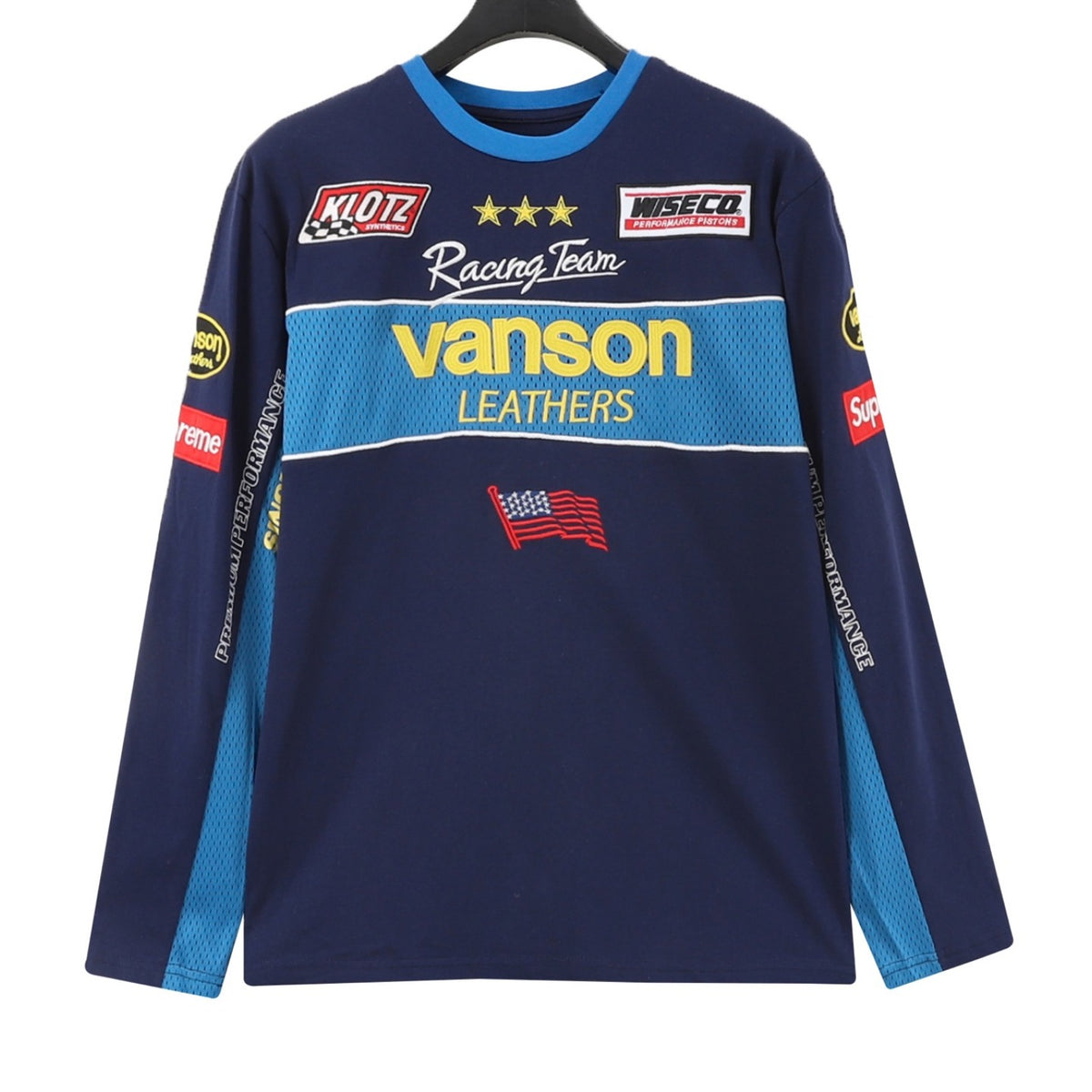 L/S x Vanson Leathers Navy