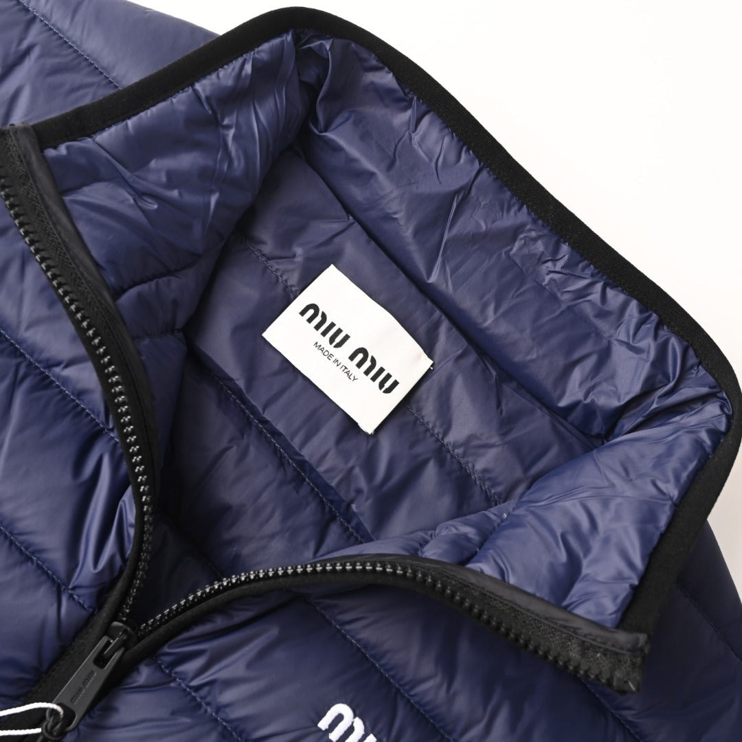 Light Pongé Down Navy Blue