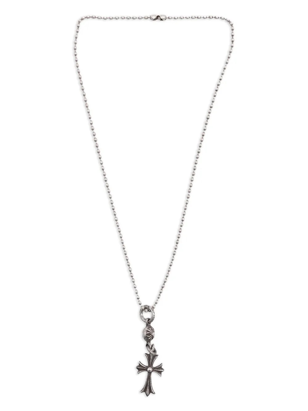 Chrome Hearts Cross Ball Chain Necklace