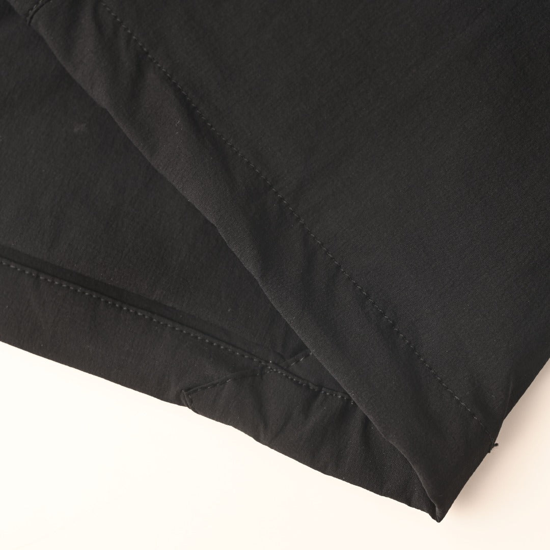 Re-Nylon Hooded Black