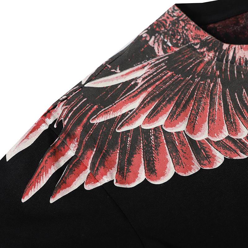 Ghost Wings Red Graphic Black