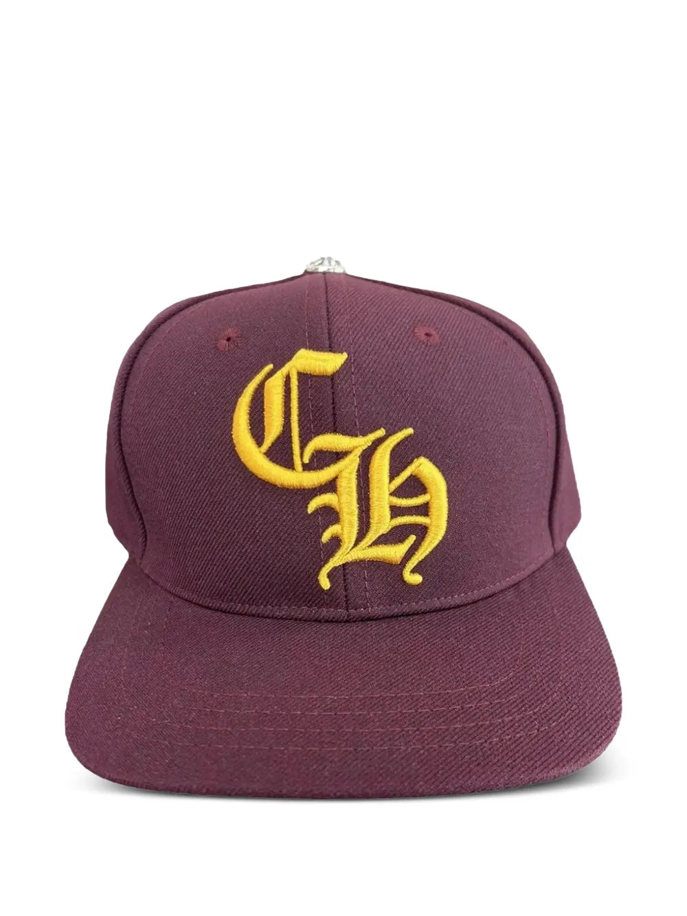 Chrome Hearts Embroidered Logo Cap Bordeaux