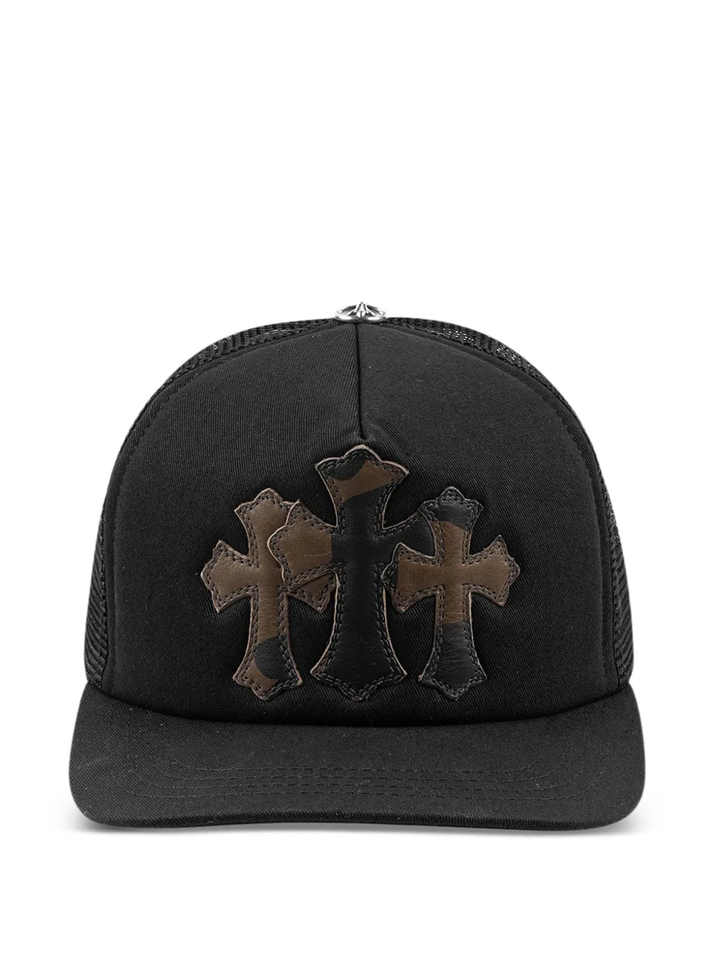 Chrome Hearts Cross Appliqué Cemetery Trucker Hat