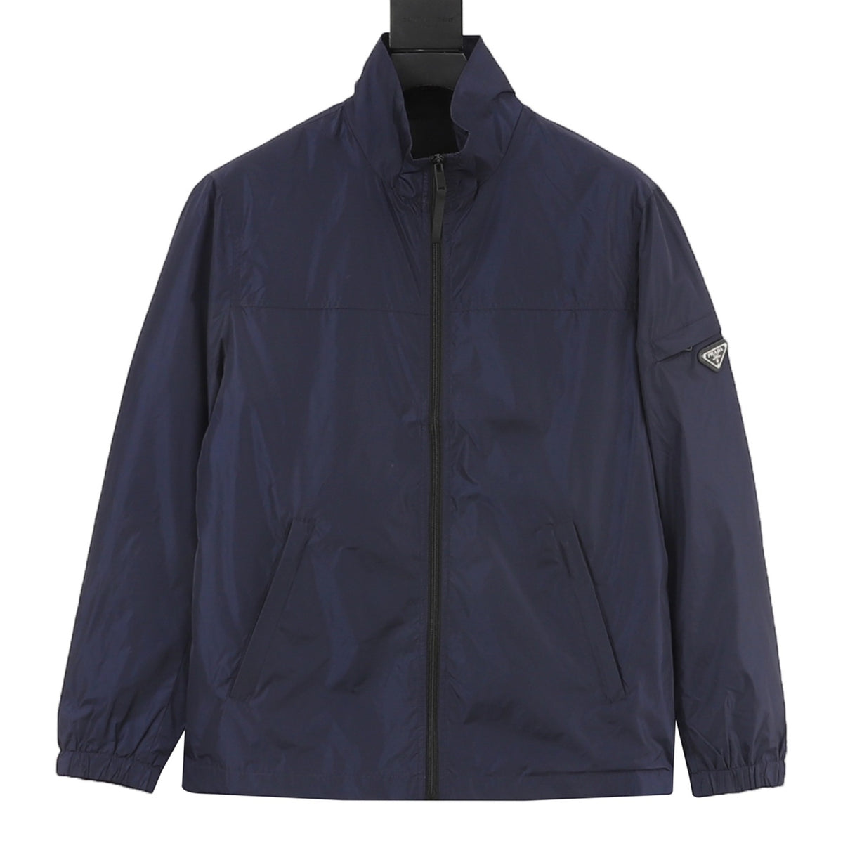 Triangle Logo Windbreaker Navy Blue