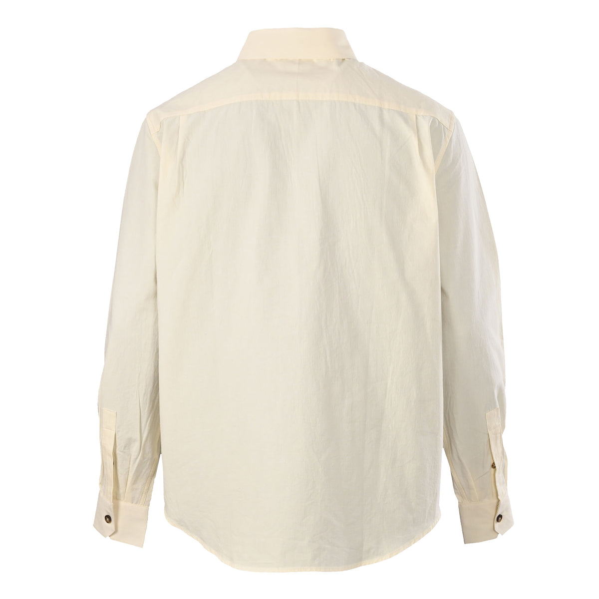 Anagram Textured Shirt Ivory Beige