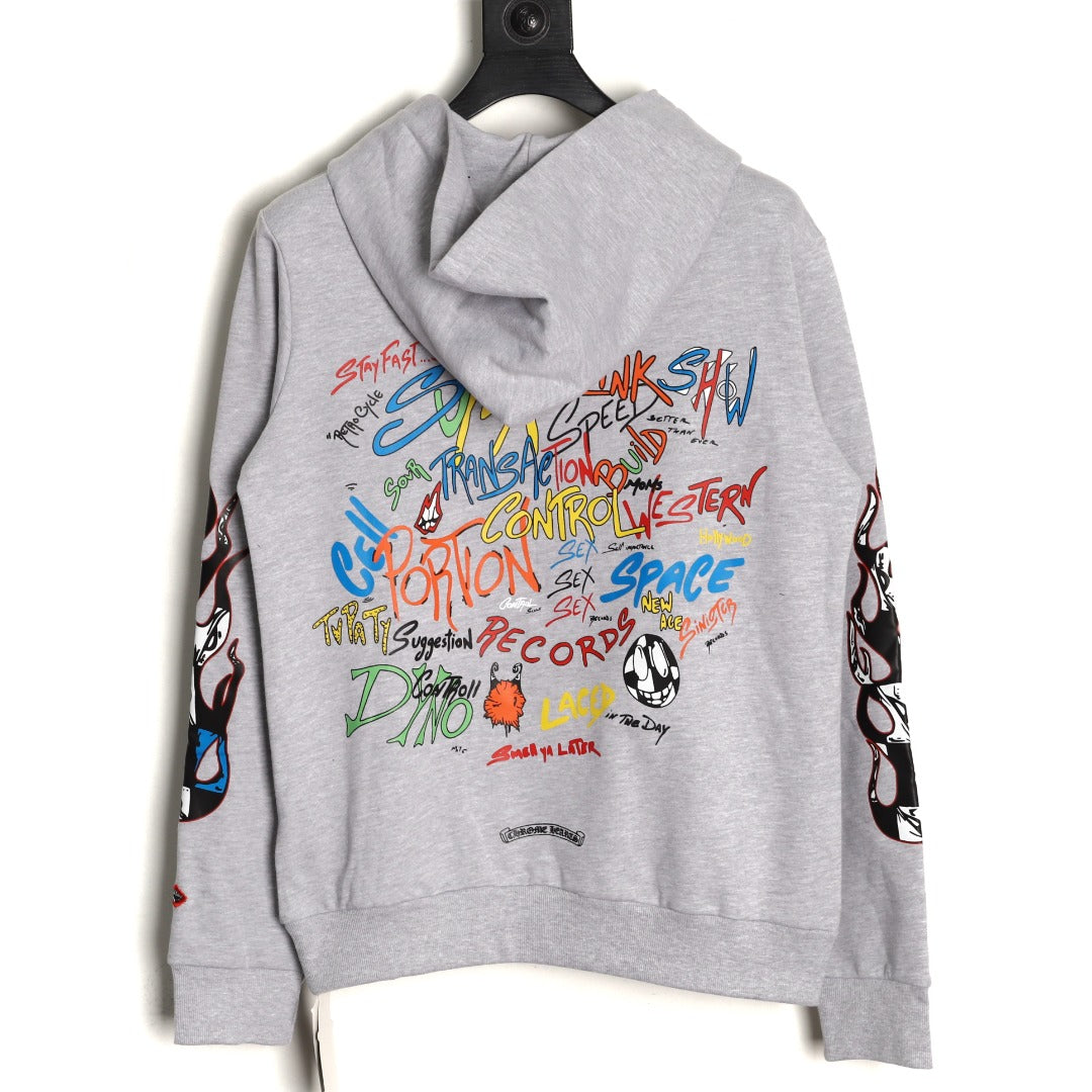 x Matty Boy Brain Hoodie Heather Grey