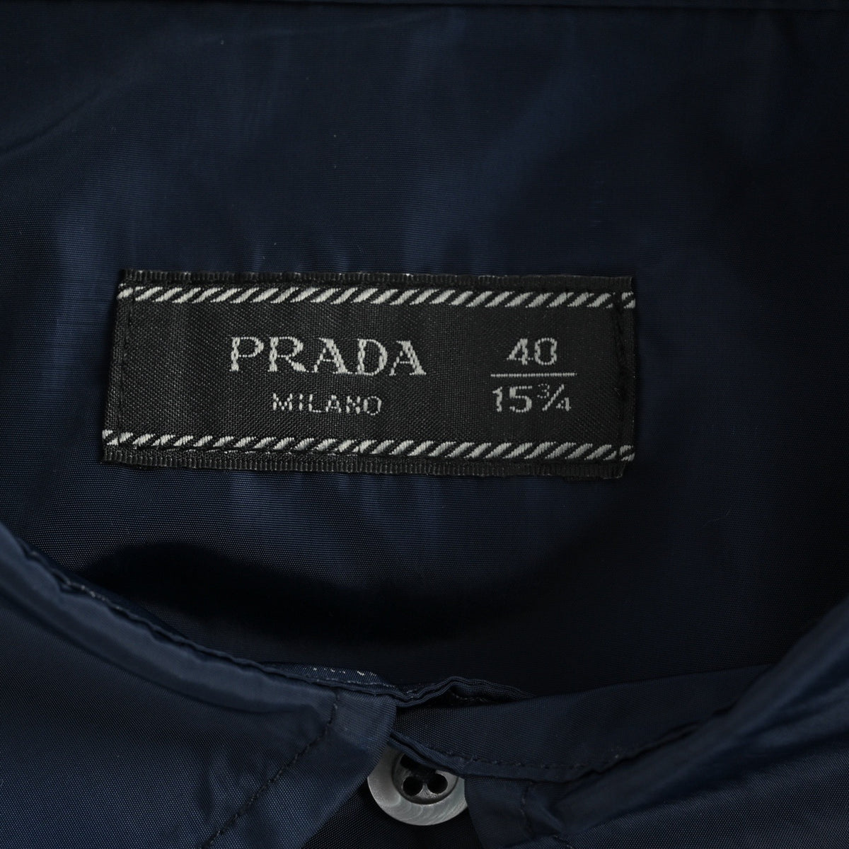 Re-Nylon Triangle Logo Navy Blue