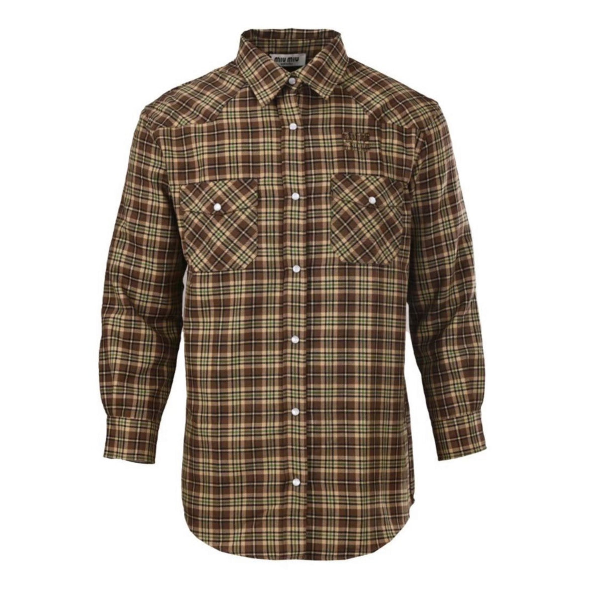 Oversized Plaid Brown