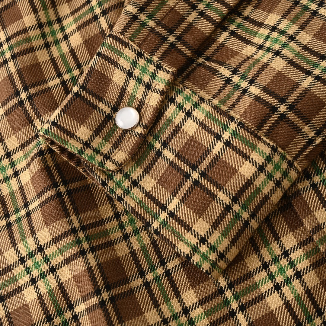 Oversized Plaid Brown