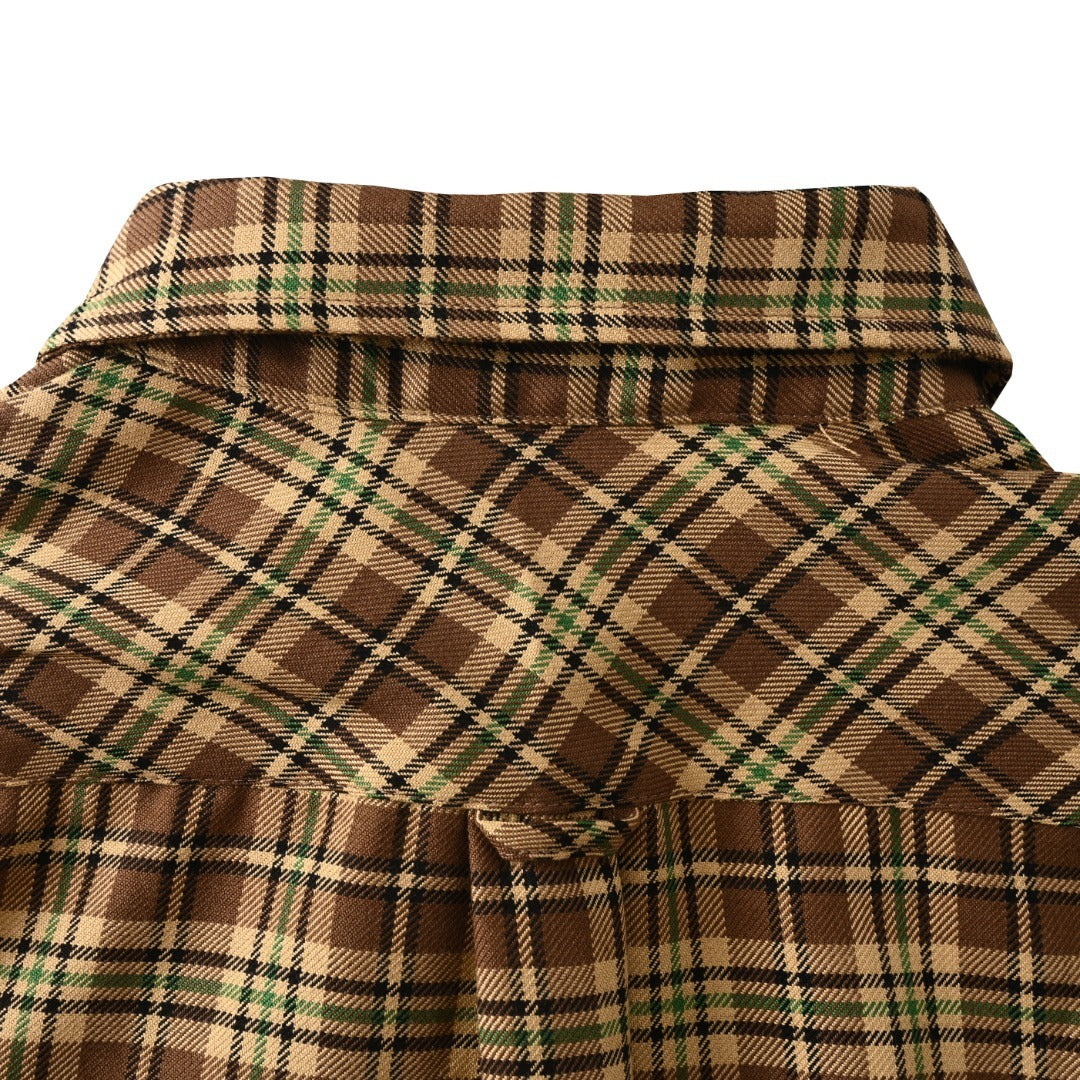 Oversized Plaid Brown