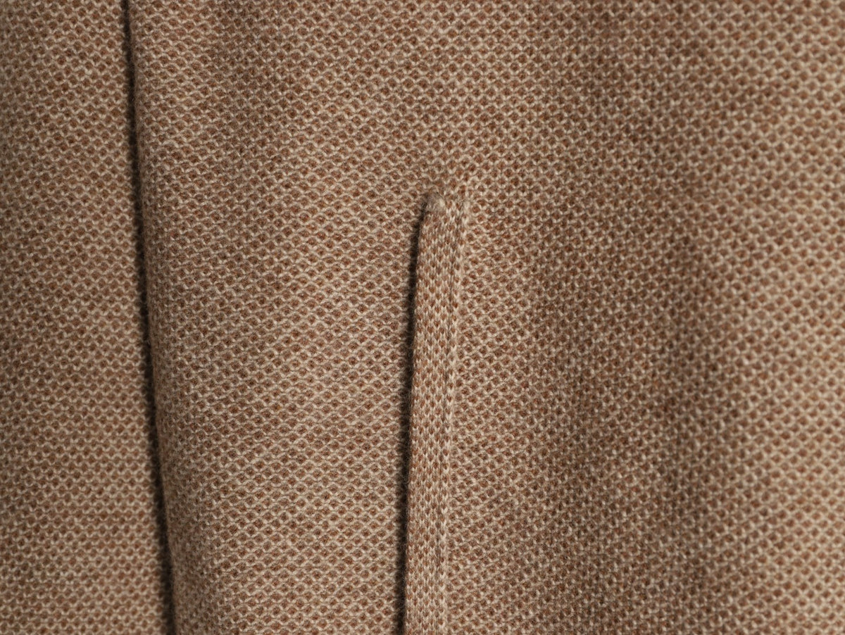 Varallo Full-Zip Hoodie Oatmeal Beige