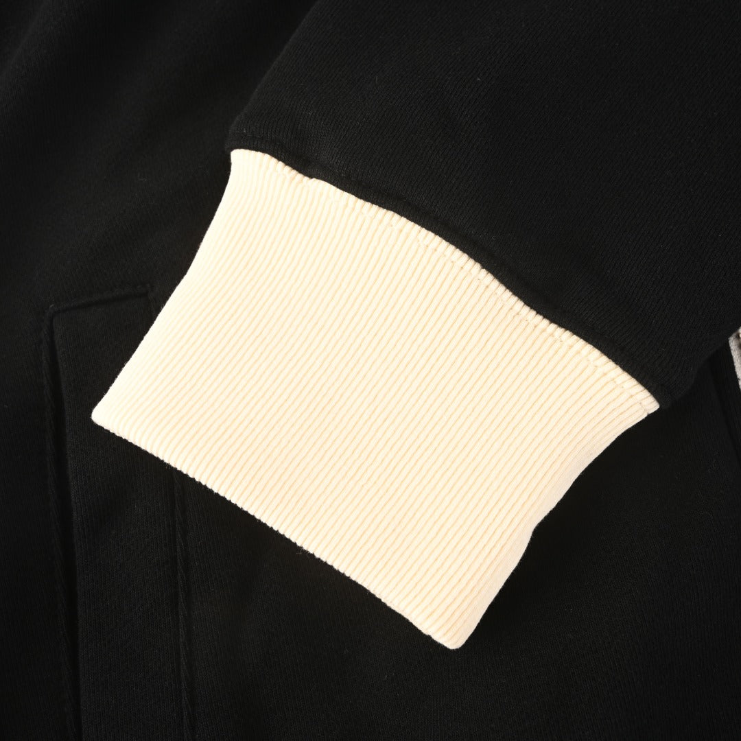 Ami de Coeur Zipped Black & Ivory