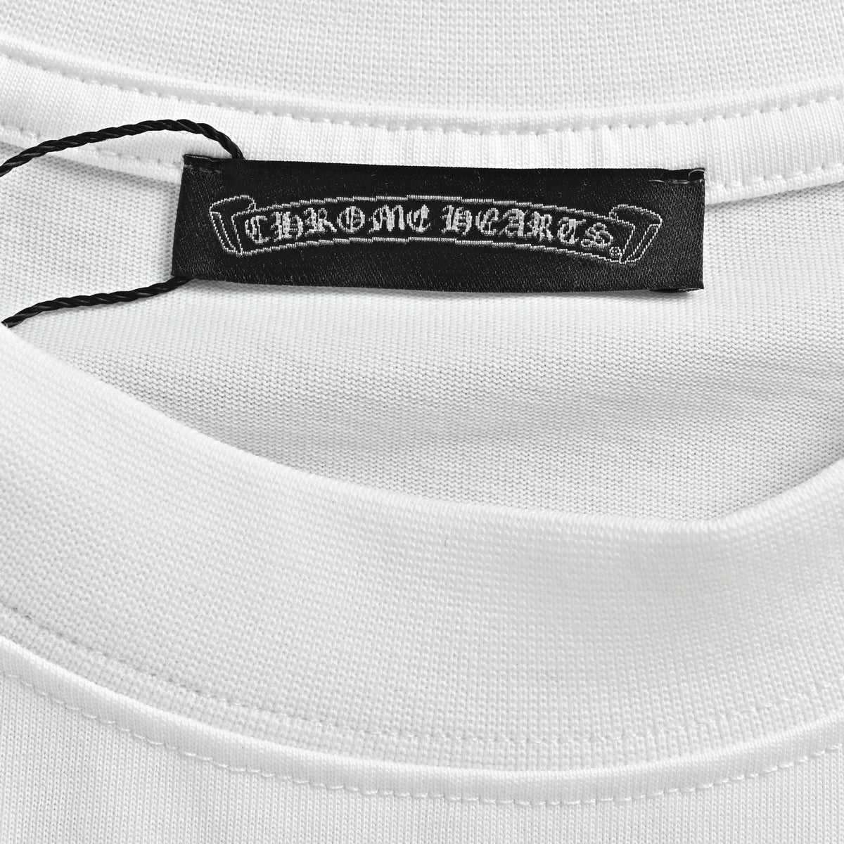 Cross Graphic Long Sleeve T-Shirt White & Black