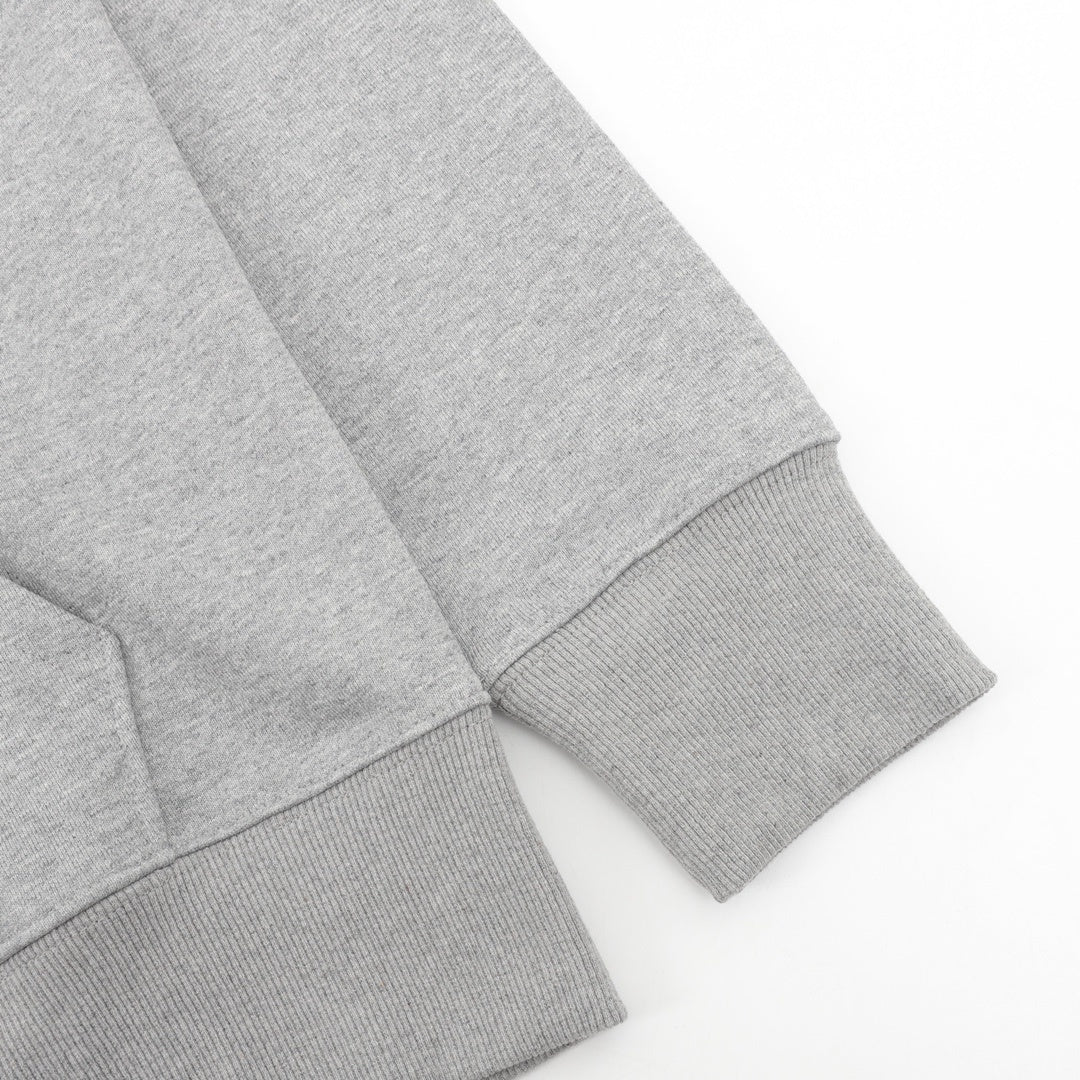 Ami de Coeur Red Heart Zip-Up Grey