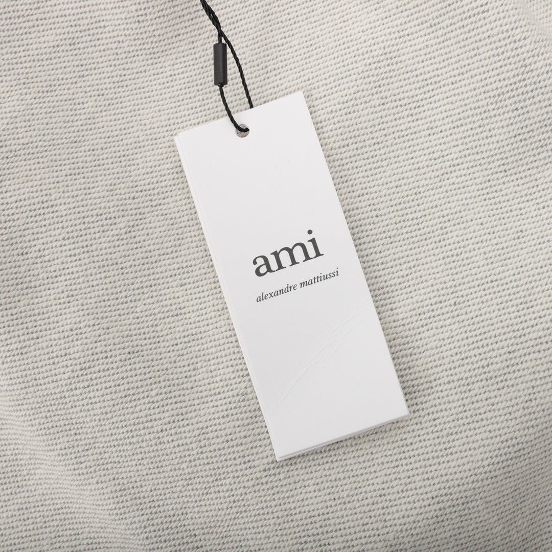 Ami de Coeur Red Heart Zip-Up Grey