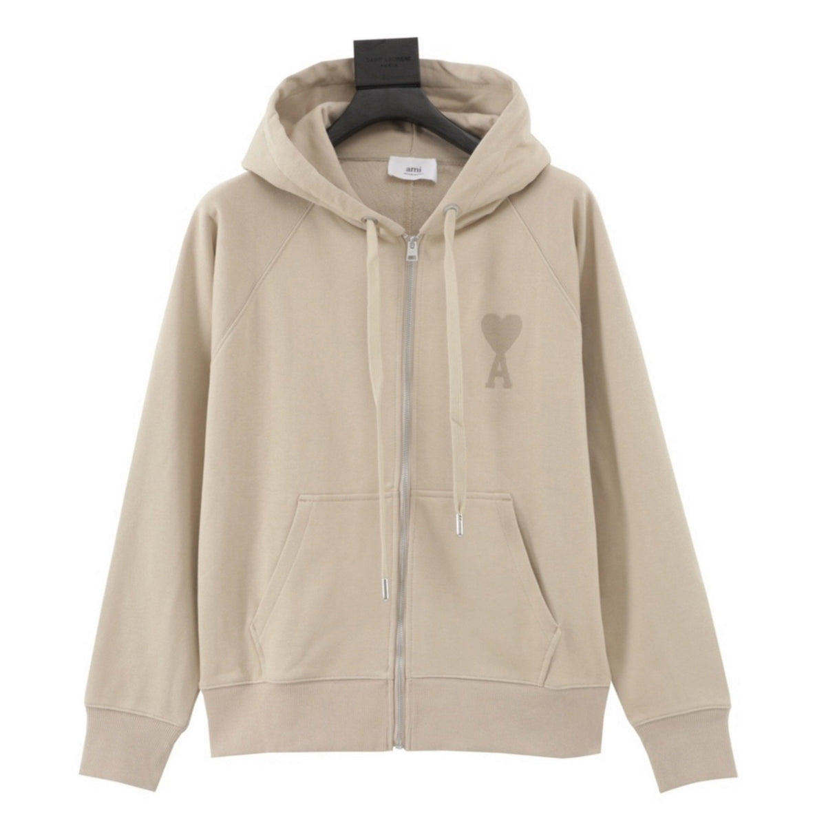 Ami de Coeur Tonal Zip-Up Beige