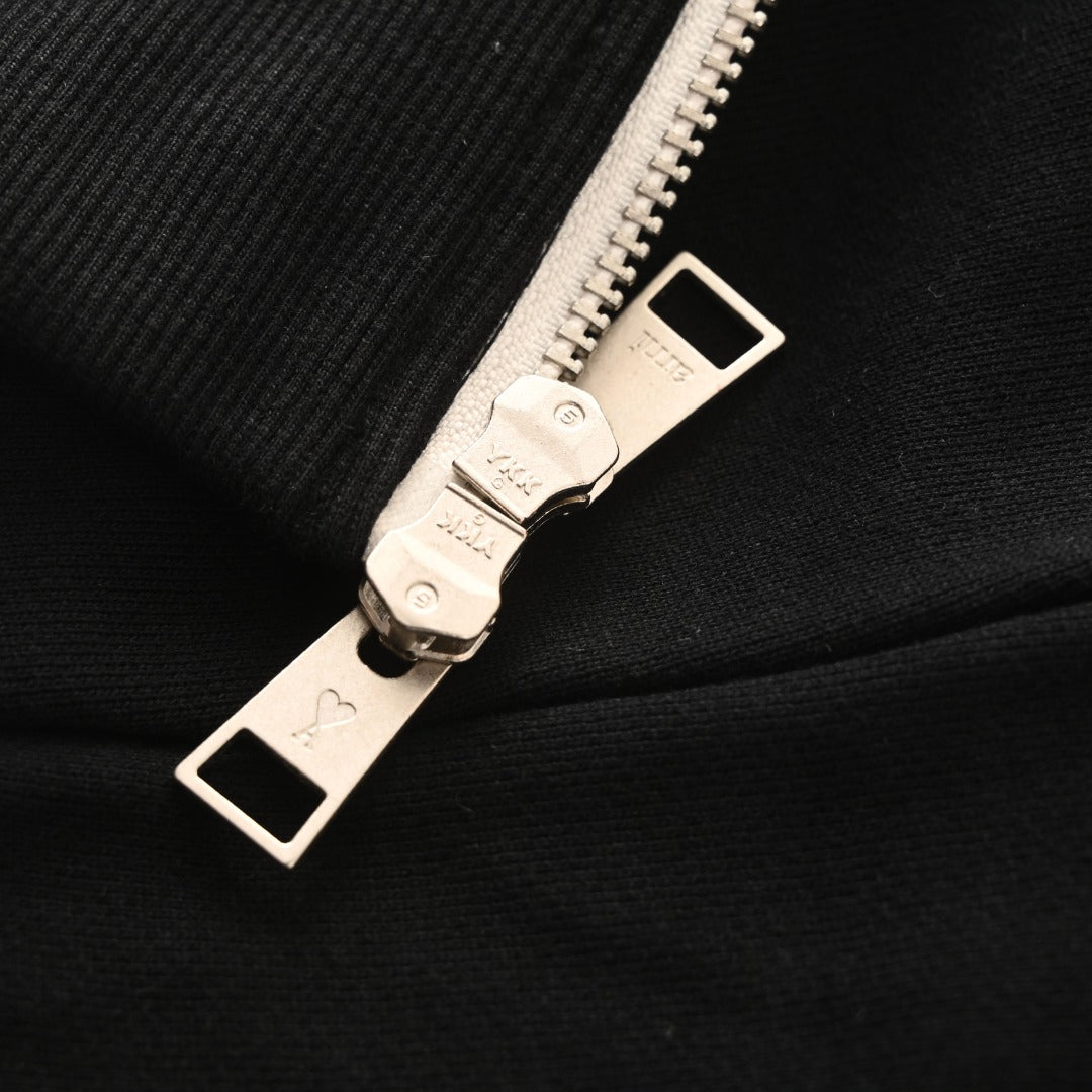 Ami de Coeur Zipped Black & Ivory