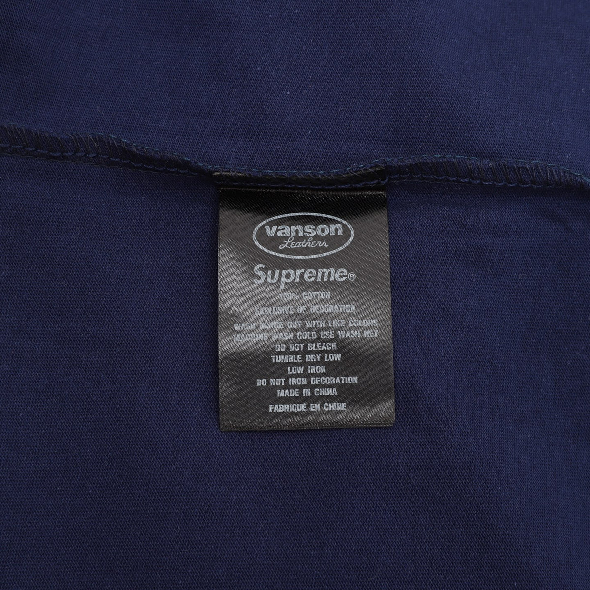 L/S x Vanson Leathers Navy
