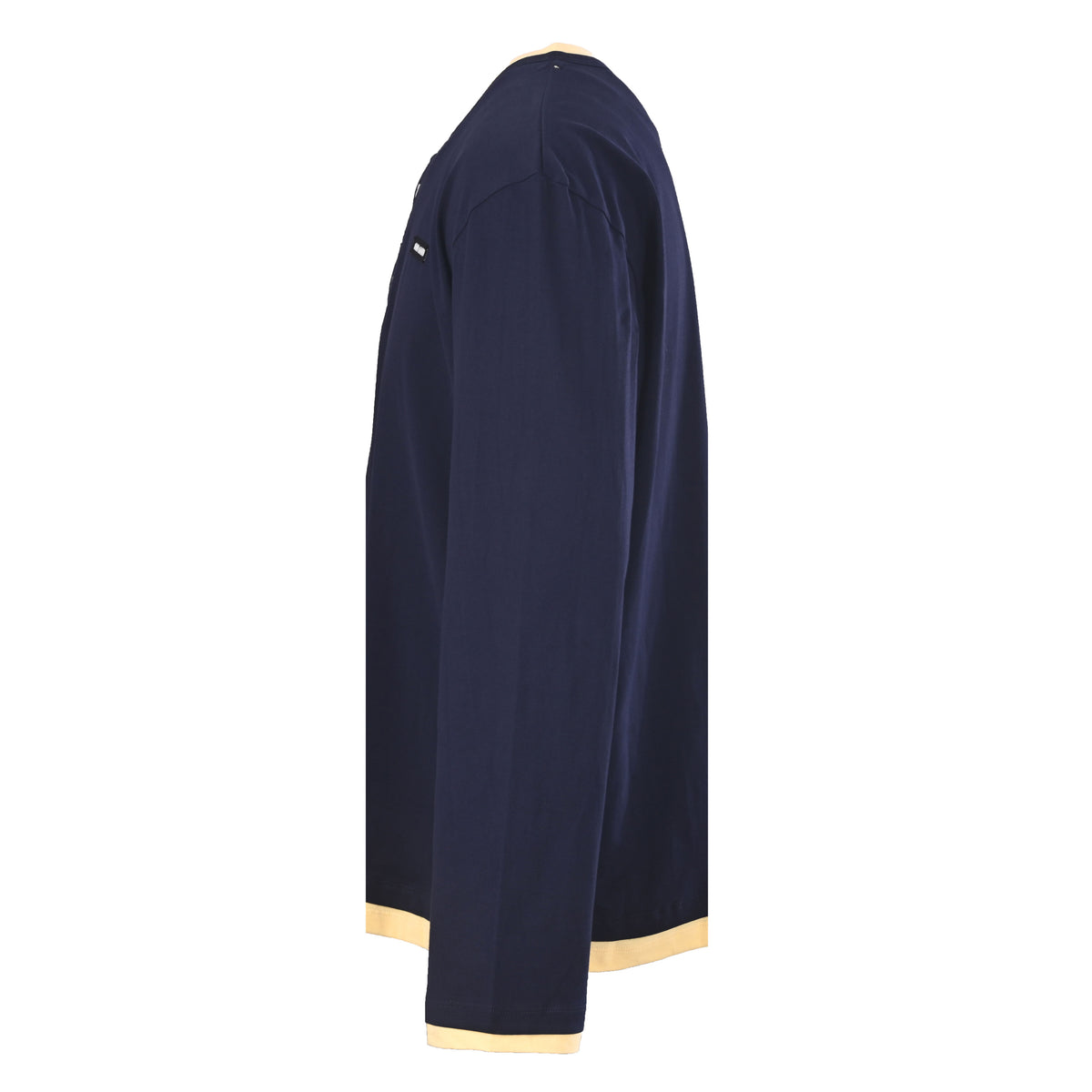 Layered Jersey Henley Blue