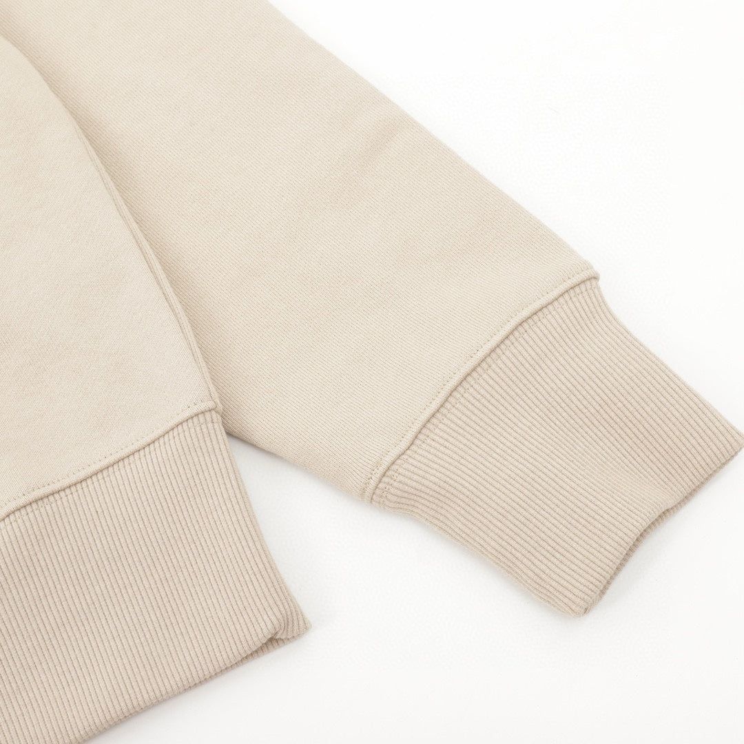 Ami de Coeur Tonal Zip-Up Beige