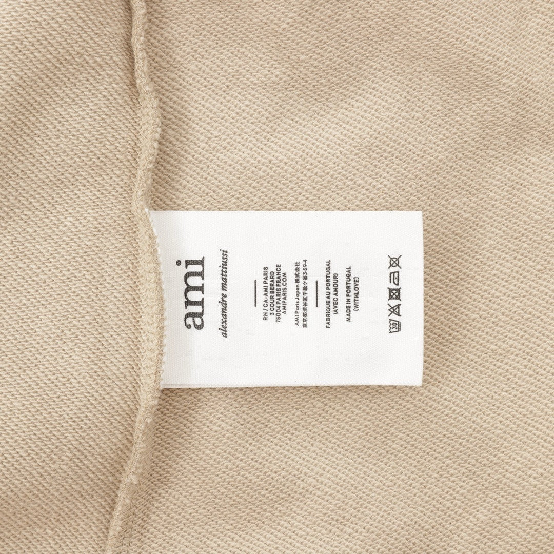 Ami de Coeur Tonal Zip-Up Beige